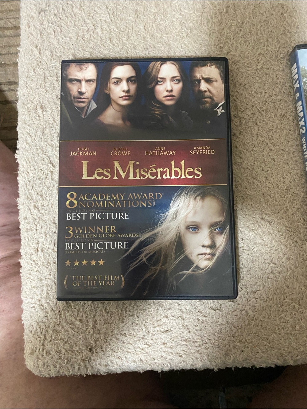 Les Misérables DVD - Black